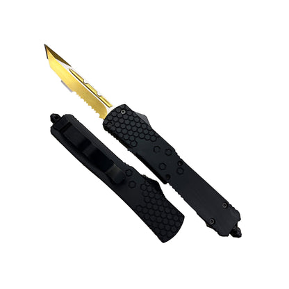 Razor Tactical OTF Knife - Serrated Tanto and Mix Designs - Model A23