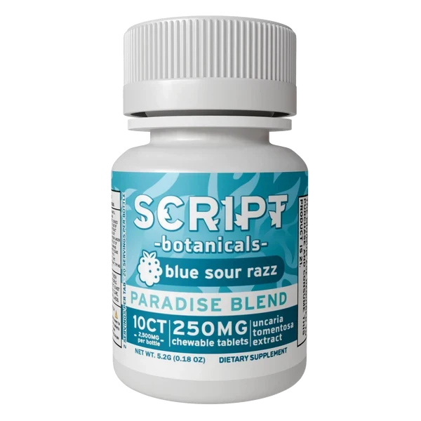 Script Botanicals - 250mg Botanical Tablets - 10pk - 6ct