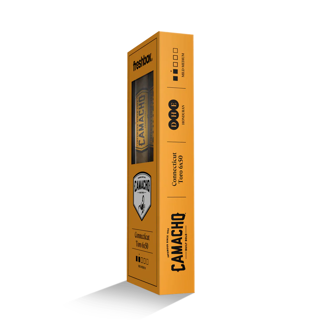 Camacho Connecticut Toro 6x50 Freshbox Cigars - 3pk - 6ct