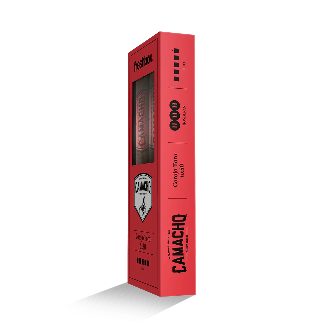 Camacho Corojo Toro 6x50 FreshBox Cigars - 3pk - 6ct