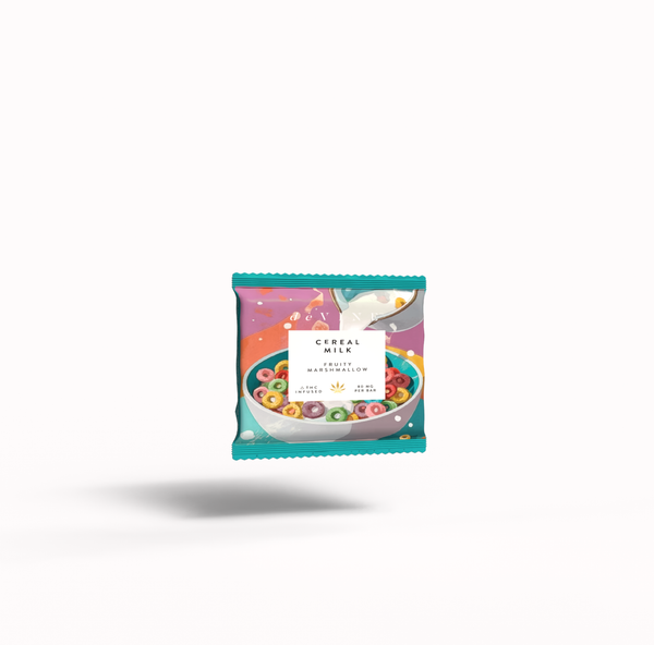 Cannabis Confection Mini- Cereal Milk  4 serving bar - 80mg