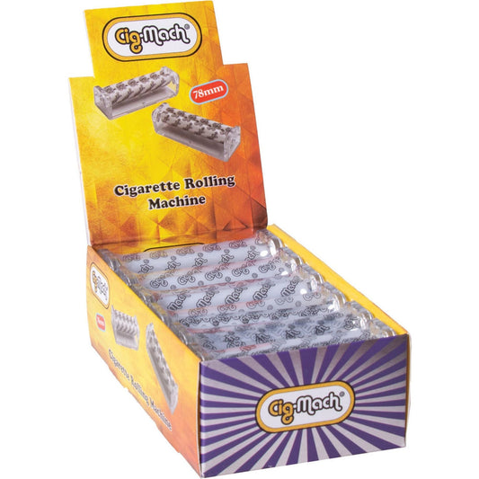 CigMach Rolling Machine Display - Assorted Sizes - 12ct