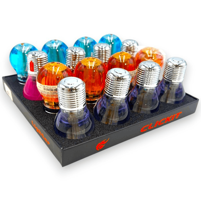 Clickit - Torch Lighter - Lightbulb - 16ct
