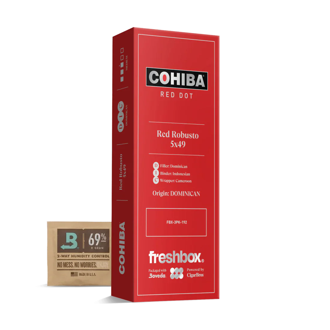 Cohiba Red Robusto 5x49 FreshBox Cigars - 3pk - 6ct
