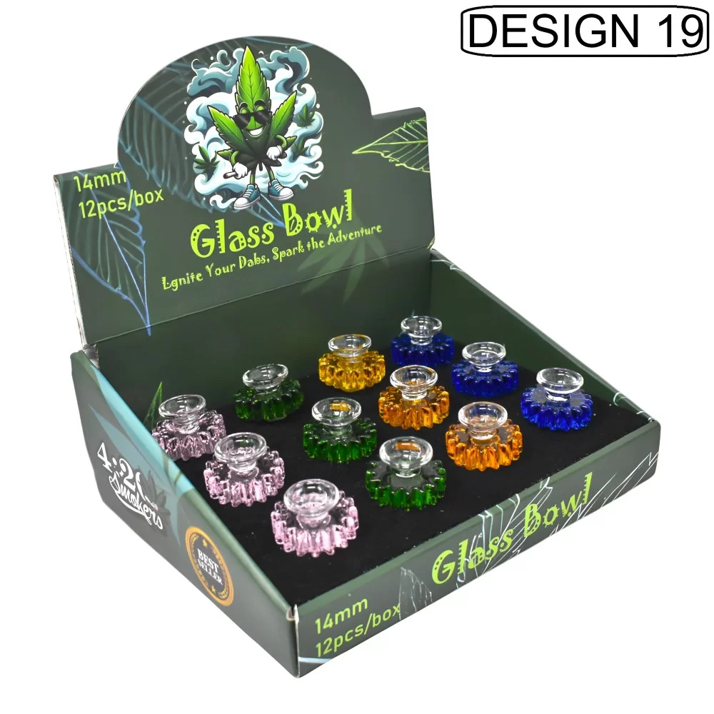Glass Bowls - 14mm Ignite Your Dabs - Assorted Designs