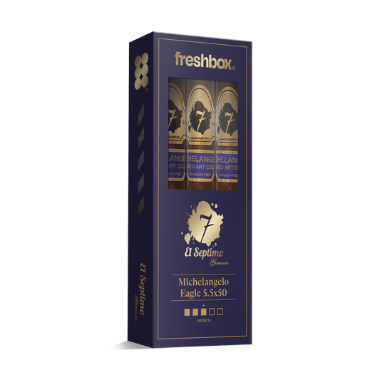 El Septimo Michelangelo Eagle 5.5x50 FreshBox Cigars - 3pk - 6ct