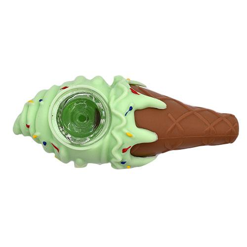 Hand Pipe - 5" Silicone Ice Cream +