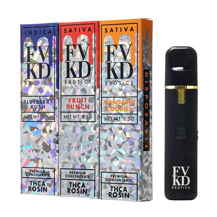 FVKD - 3.5g THCA Disposable Rosin - 6ct