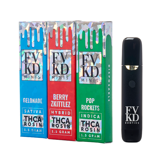 FVKD - 1.5g THCA Rosin Minis Disposable - 5ct