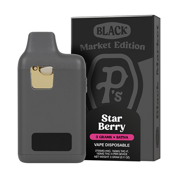 Pure P's - 3g Disposable | Black Market Edition - 6ct