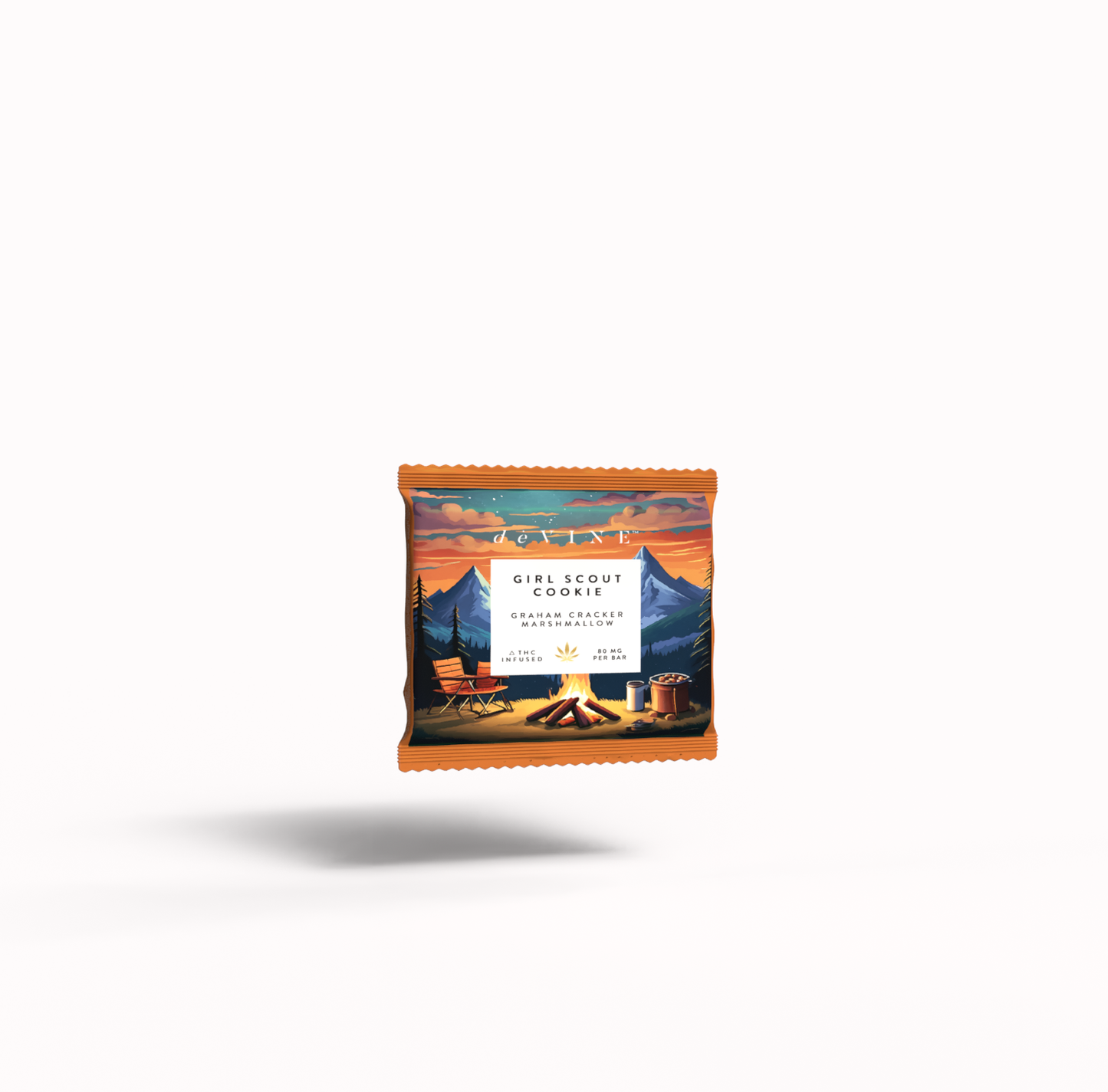 Cannabis Confection Mini- Girl Scout Cookie  4 serving bar - 80mg