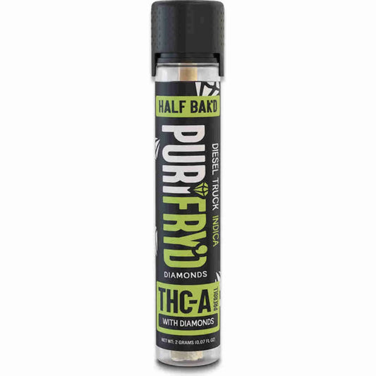 Half Bak'd PuriFry'd THC-A Diamond Prerolls | 20ct