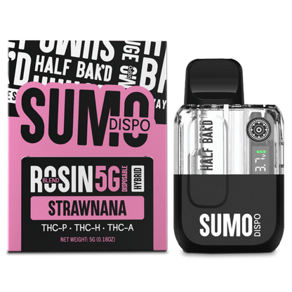 Half Bak'd - 5g Dispo - Sumo Live Rosin - 5ct