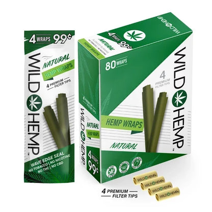 Wild Hemp Wraps $.99 - 4pk - 20ct