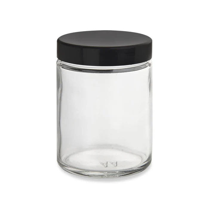Loud Lock Glass Jar Cap - 58mm - Black - 90ct