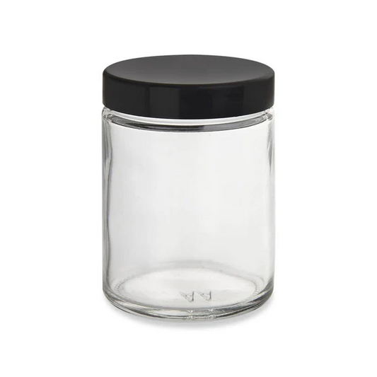 Loud Lock Glass Jar Cap - 58mm - Black - 90ct