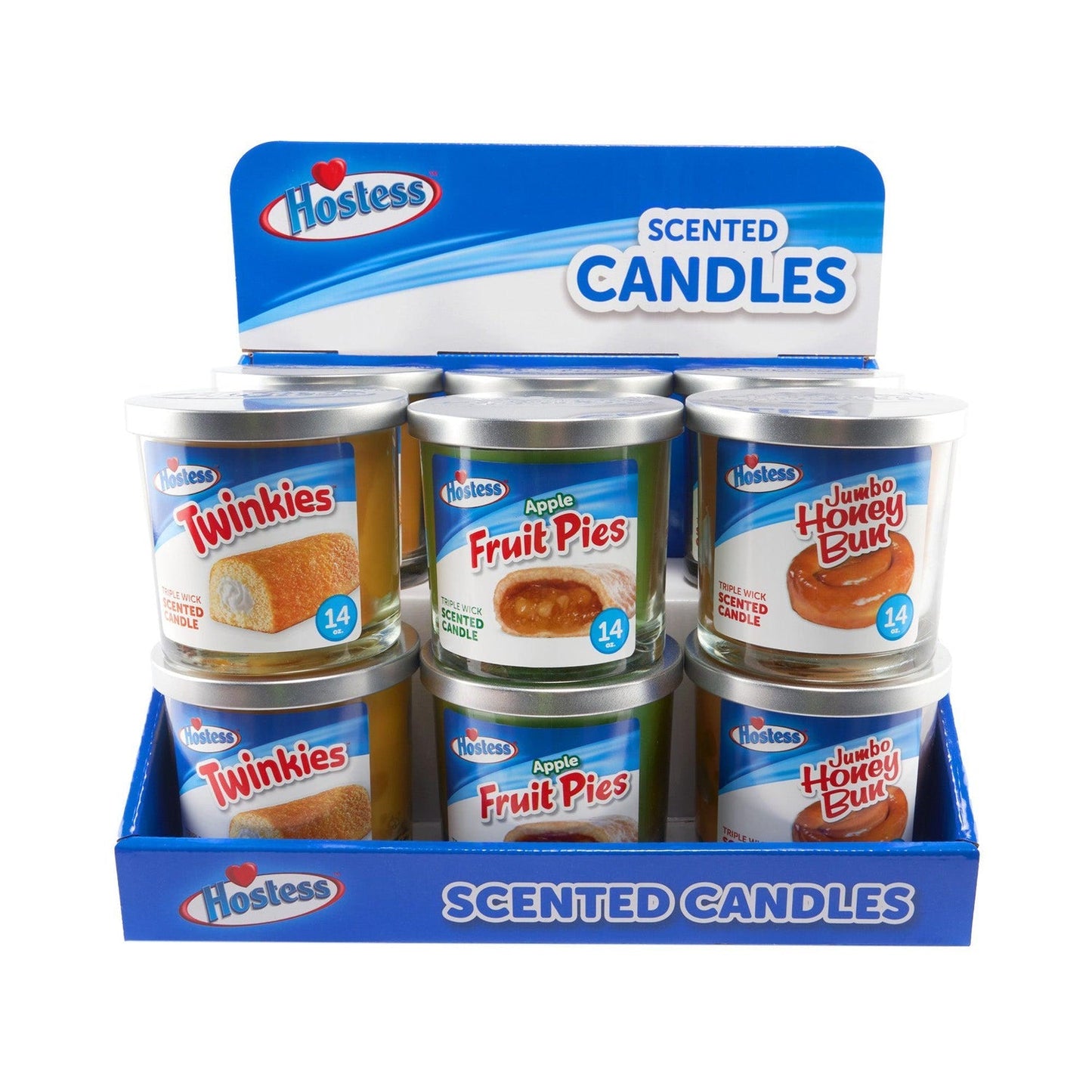 Hostess - Candle Display - 14oz - Asst - 9ct