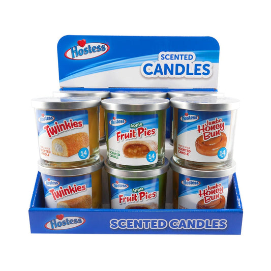 Hostess - Candle Display - 14oz - Asst - 9ct