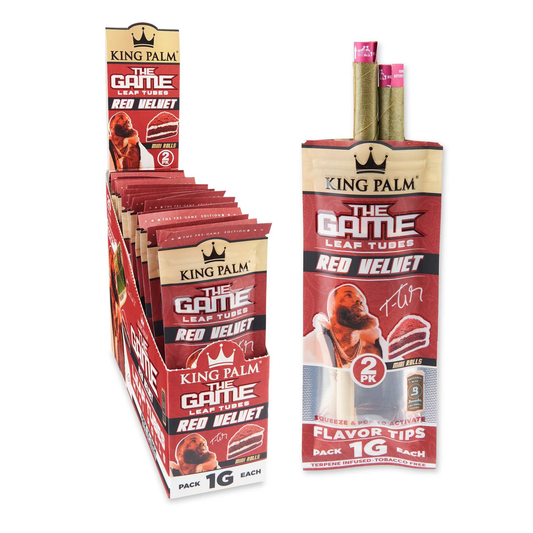 King Palm x The Game - Cones - Mini - Red Velvet - 2pk - 20ct
