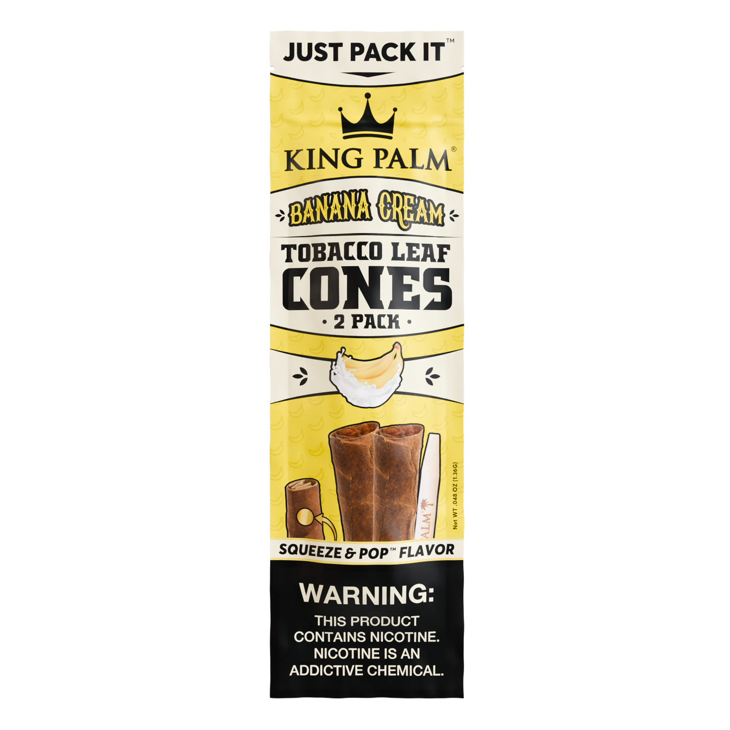 King Palm - Tobacco Leaf Cones - 2pk - 10ct