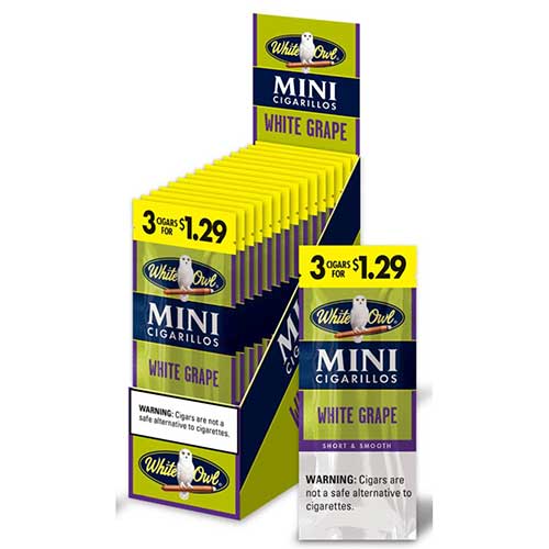 White Owl Mini Cigarillos - 3pk - 15ct
