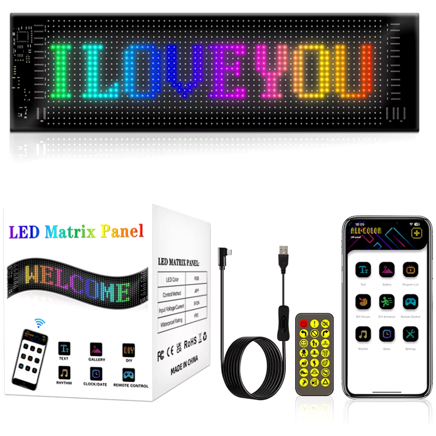 LED Matrix Panel - Various Sizes Available