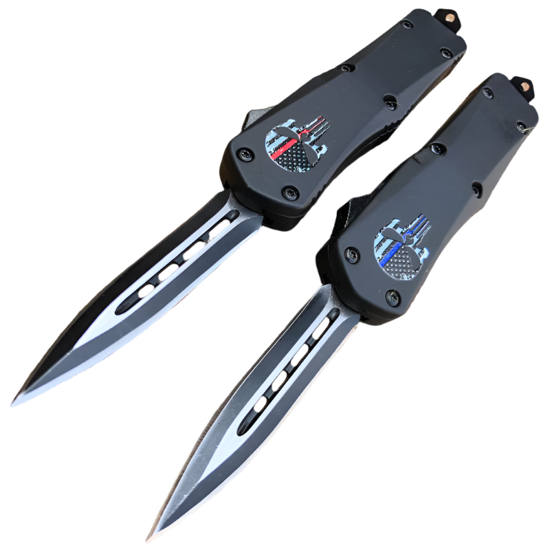 Razor Tactical OTF Knife - Serrated Tanto and Mix Designs - Model A23
