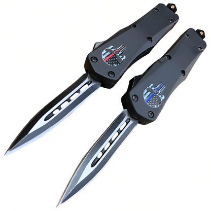 Razor Tactical OTF Knife - Serrated Tanto and Mix Designs - Model A23