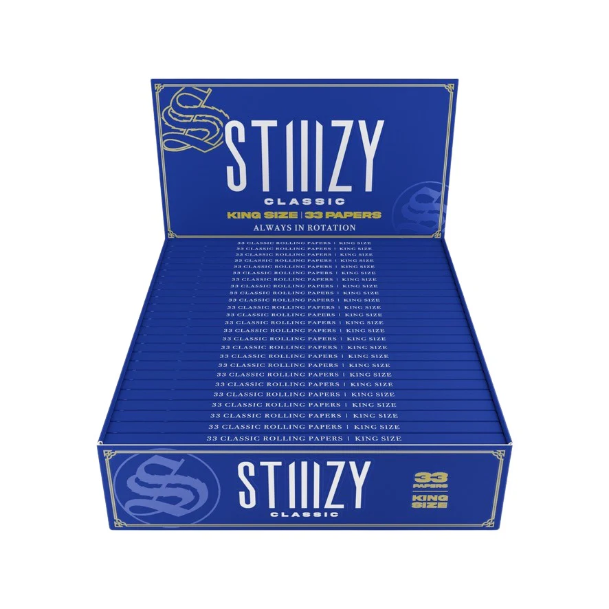 Stiiizy Papers - 1 1/4 - 50ct - Organic Hemp, Classic, Ultra Thin, Unbleached