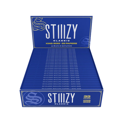Stiiizy Papers - 1 1/4 - 50ct - Organic Hemp, Classic, Ultra Thin, Unbleached