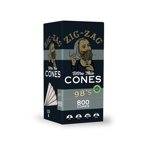 Zig Zag - Cones - Ultra Thin - 98's - 800ct Box