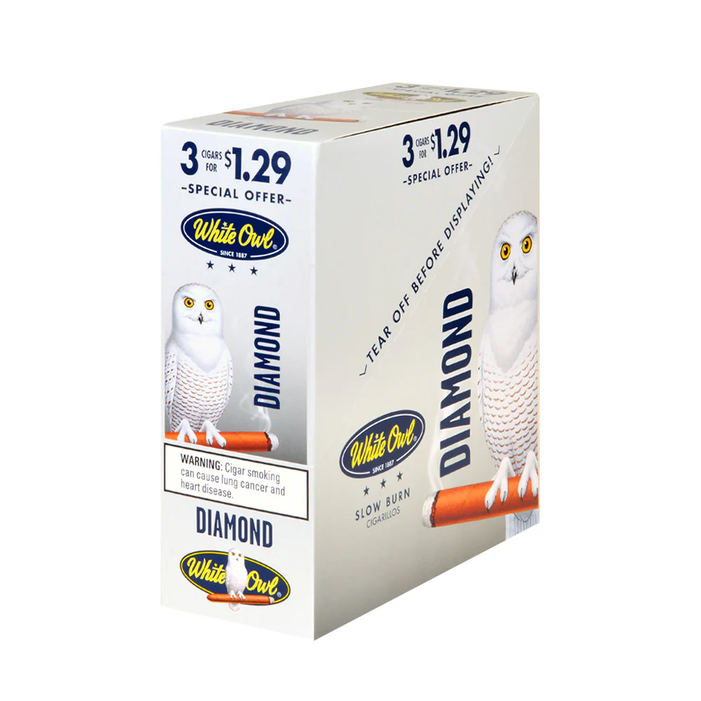 White Owl Mini Cigarillos - 3pk - 15ct
