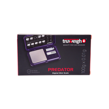 Truweigh - Scale - Predator - 100g x 0.01g - Black / White