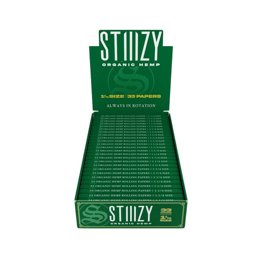 Stiiizy Papers - 1 1/4 - 50ct - Organic Hemp, Classic, Ultra Thin, Unbleached