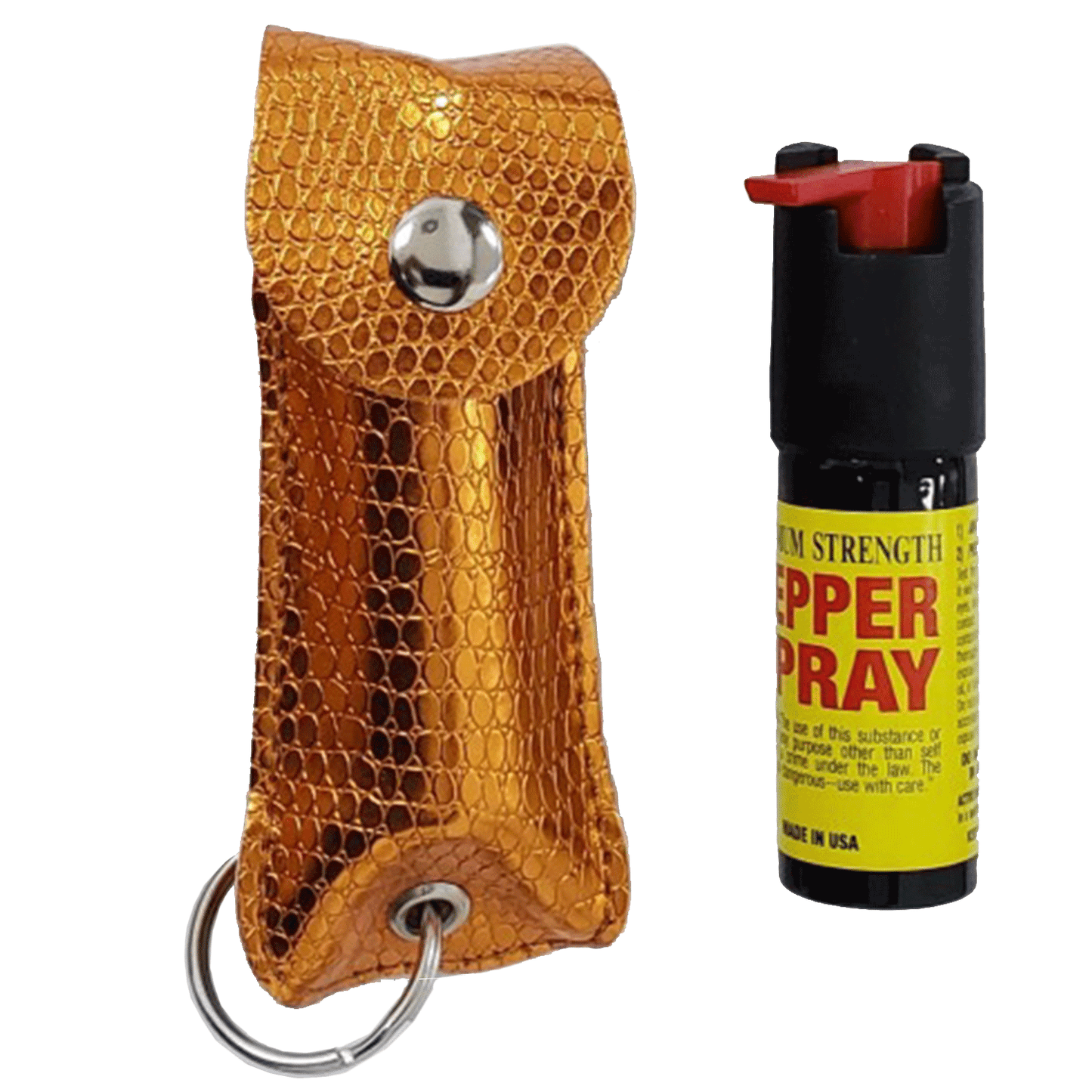 Pepper Spray Keychain - Orange Snake - 1/2oz - CH-31