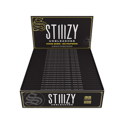 Stiiizy Papers - 1 1/4 - 50ct - Organic Hemp, Classic, Ultra Thin, Unbleached