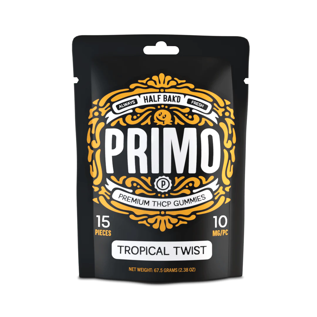 Half Bak'd - Primo Gummies - 15pk - 5ct