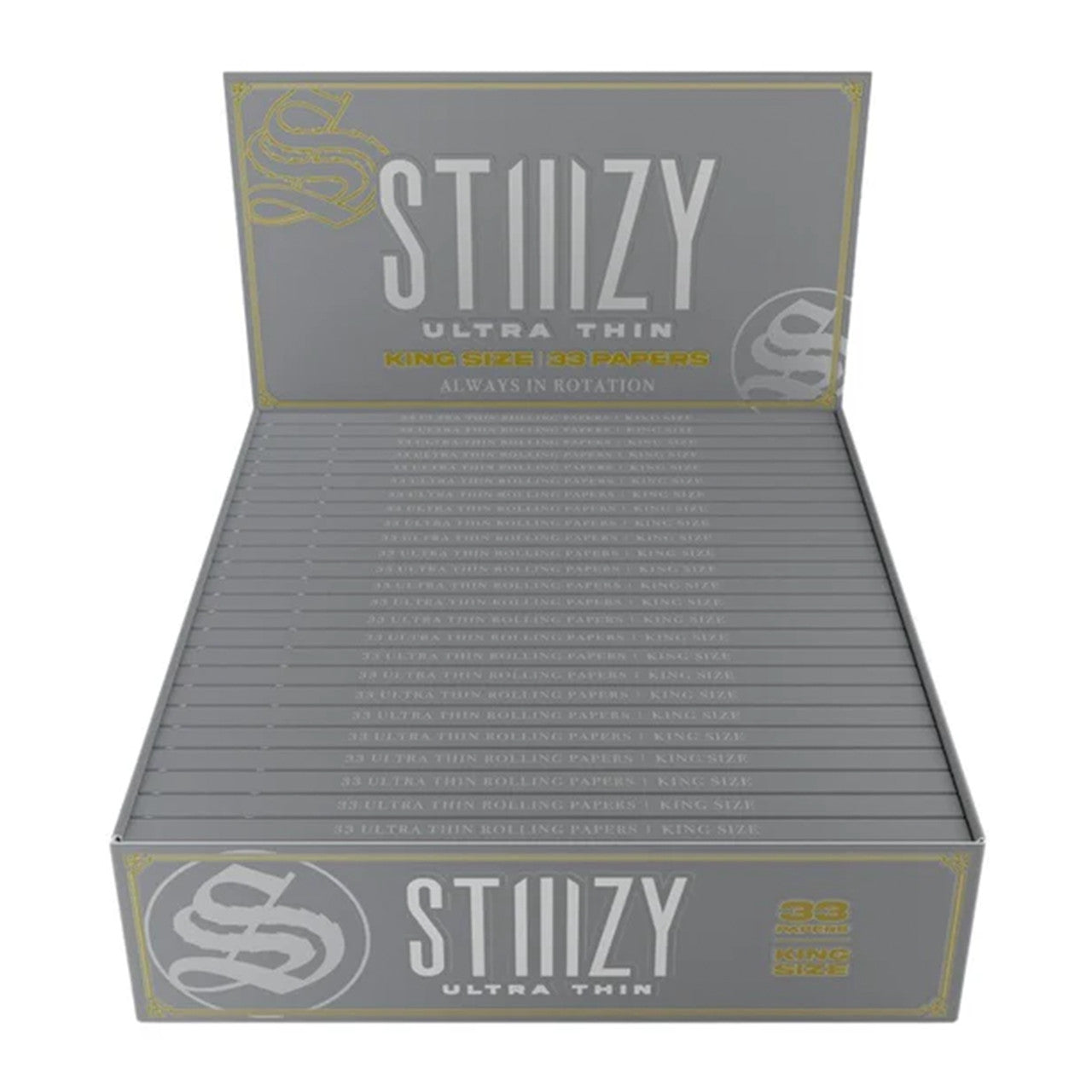 Stiiizy Papers - 1 1/4 - 50ct - Organic Hemp, Classic, Ultra Thin, Unbleached