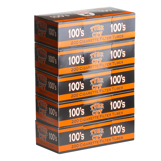 Gambler - Filter Tubes - Tube Cut - 100mm - 200pk - 5ct