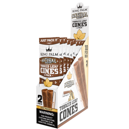 King Palm - Tobacco Leaf Cones - 2pk - 10ct