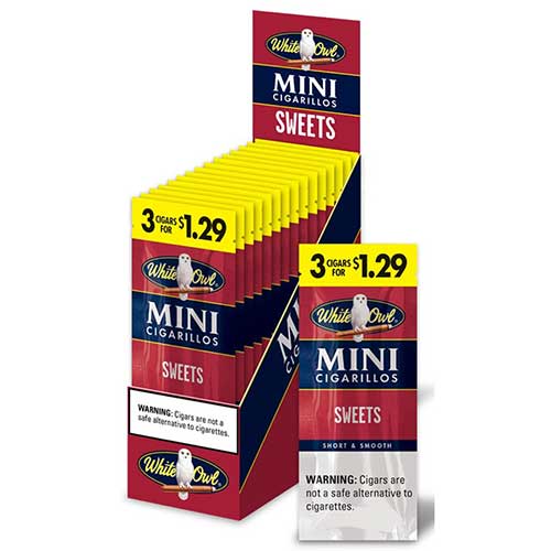 White Owl Mini Cigarillos - 3pk - 15ct