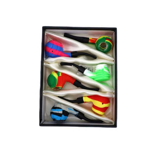 HP - 6ct - Silicone Tobacco Pipe