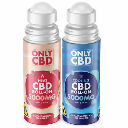 Only CBD - 5000mg CBD Roll On - 3oz - Heating & Cooling