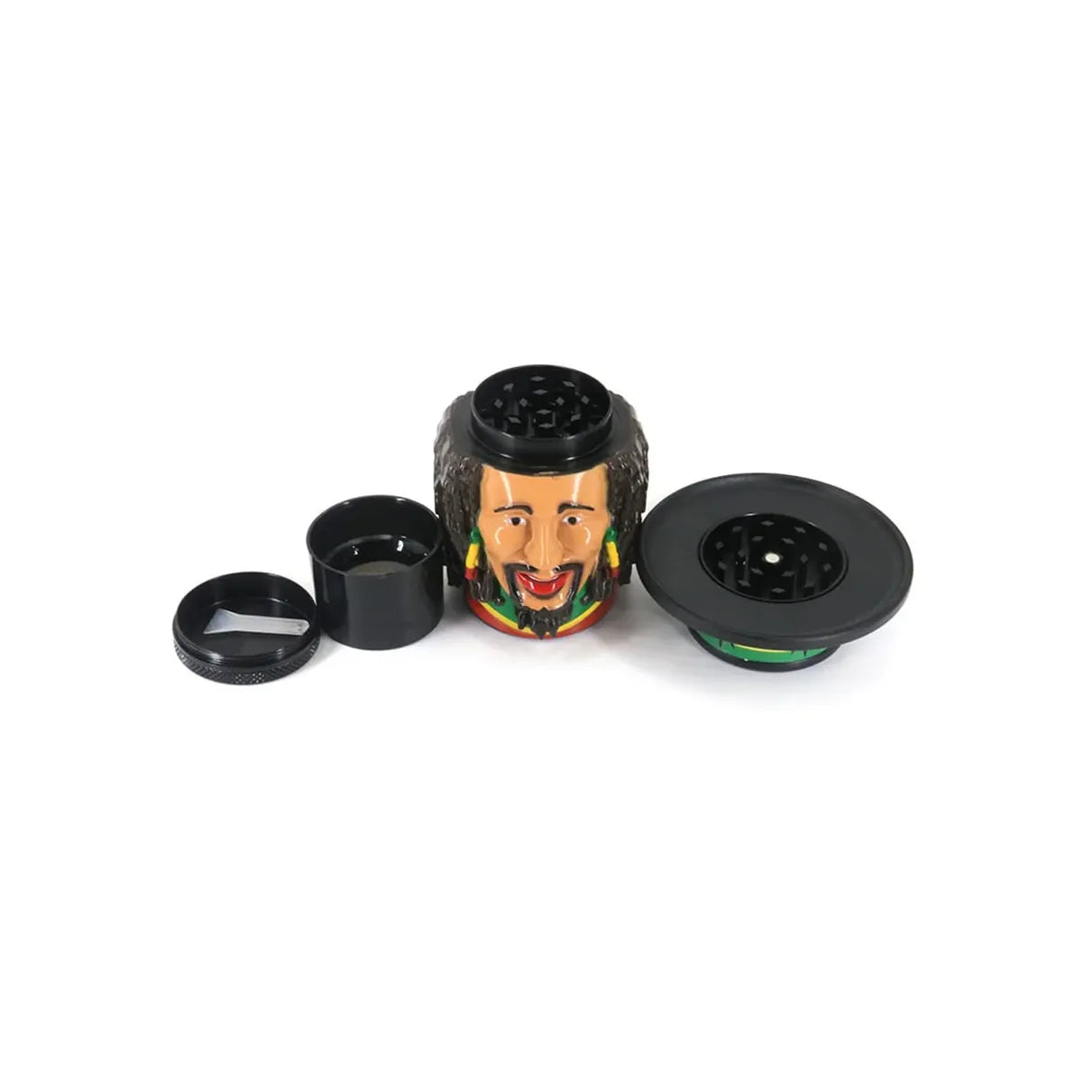 Grinders - 4pc Jamaican Man Design - 6ct [ #29 ]