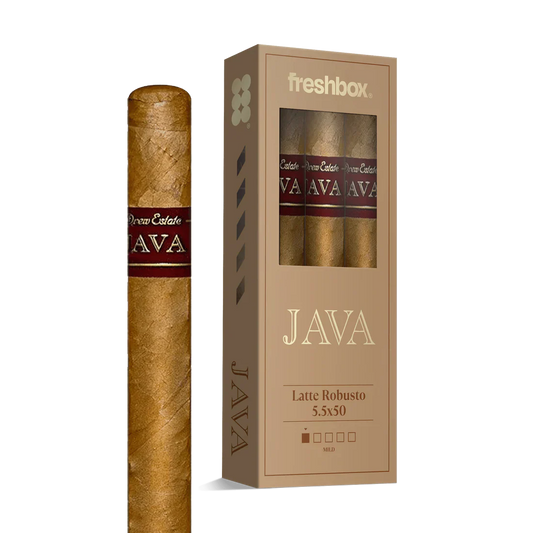 Java Latte Robusto 5.5x50 FreshBox Cigars - 3pk - 6ct