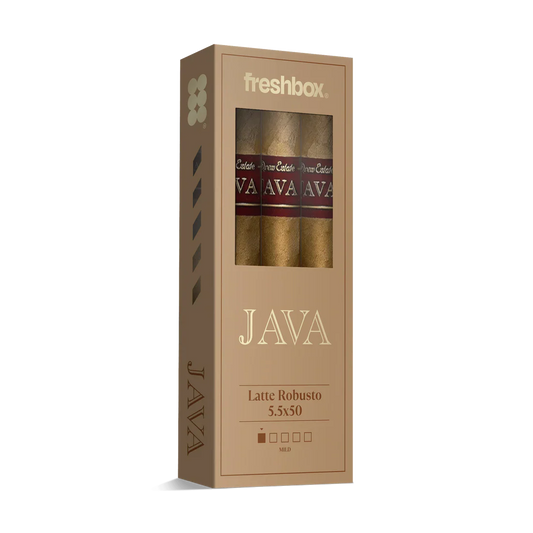 Java Latte Robusto 5.5x50 FreshBox Cigars - 3pk - 6ct