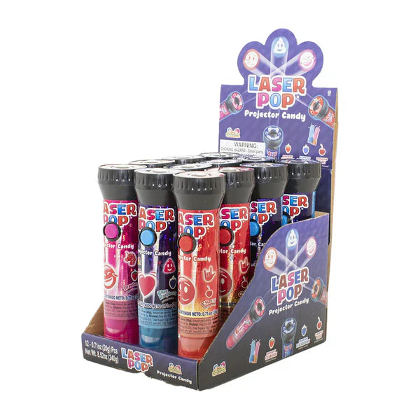Laser Pop Projector Candy - 12ct