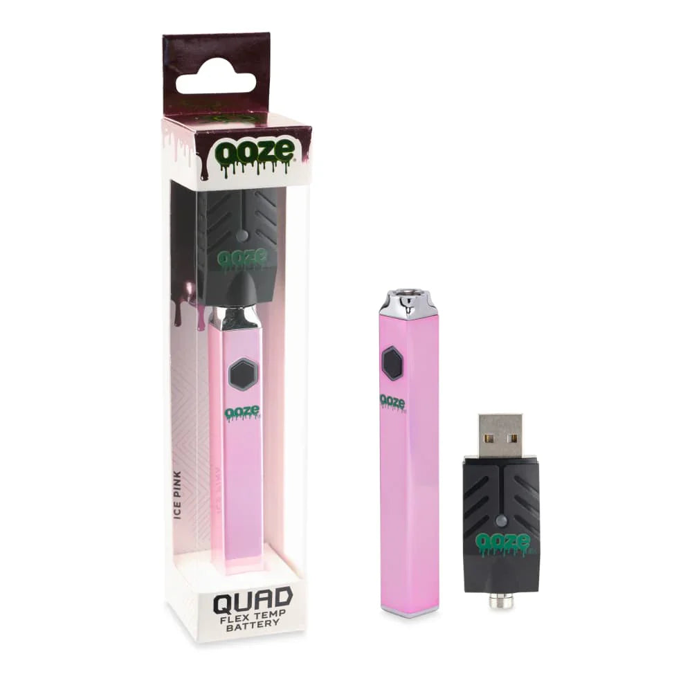 Ooze Quad Battery + Smart USB - Ruby Red