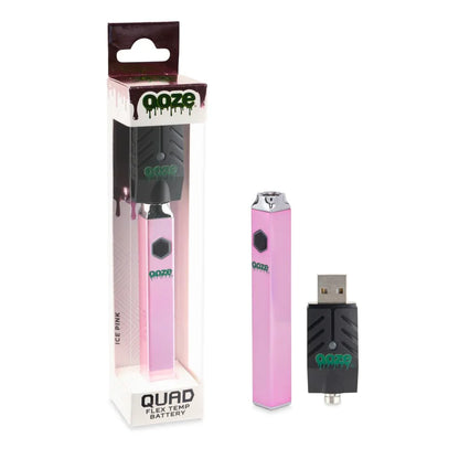 Ooze Quad Battery + Smart USB - Ruby Red