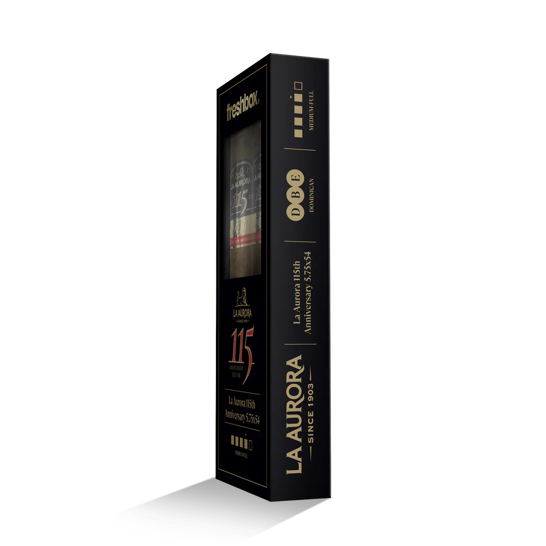 La Aurora 115th Anniversary 5.75x54 FreshBox Cigars - 3pk - 6ct